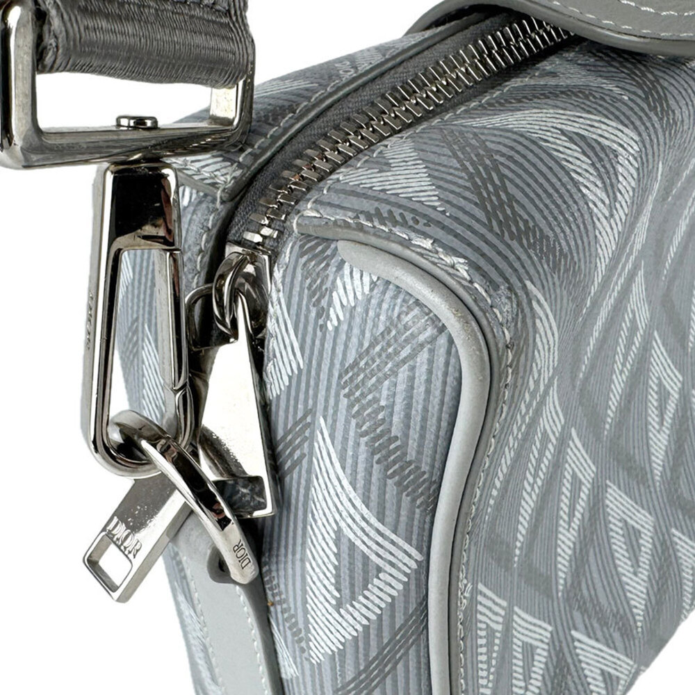 CHRISTIAN DIOR Gray Leather Shoulder Bag - Picture 6 of 13